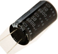 6800uF/50V 105° 25x37 RM10mm ELEKTROLYTICKÝ RADIÁLNÍ KONDENZÁTOR