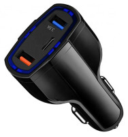 ZDROJ 12-24V/2xUSB QC3.0 +  USB PD 3.0