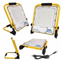PŘENOSNÝ NABÍJECÍ LED REFLEKTOR 200W