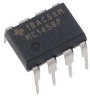 MC1458 2xbipolární OZ DIP8