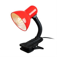 ČERVENÁ LAMPIČKA NA KLIP 230V E27