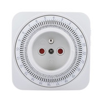 ČASOVÝ SPÍNAČ 24h 230V/16A S VYPÍNAČEM