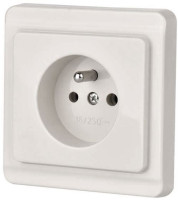 ZÁSUVKA 230V/16A POD OMÍTKU 4FN15059 - BÍLÁ