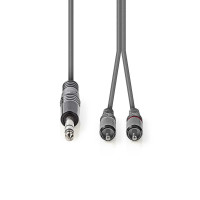 KABEL JACK STEREO ->2x CINCH 1.5m  
