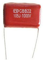 KONDENZÁTOR SVITKOVÝ 1uF/1000V