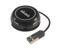 USB ROZBOČOVAČ AKASA 4-port USB 2.0
